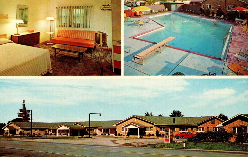 Regency Inn (Bel-Air Motel) - Old Postcard
